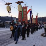 新野の雪祭り　お下り