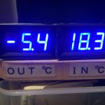冬が来た！今季最低　初雪舞う
