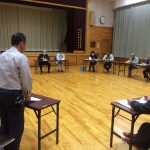 親子山村留学　新野地区 区長会に協力要請