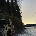 DIYで支障木伐採して雪対策＆薪GET