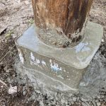 空き一斗缶利用の基礎工事に挑戦
