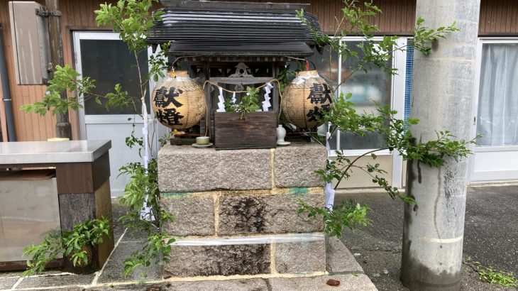 国重文「新野の盆踊り」市神様をお祀りしました。