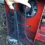 薪割り機 Vベルト交換