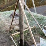 掘っ立て小屋の基礎工事①再掲載