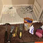 DIY 浴室のタイルの補修にチャレンジ