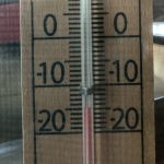 今季最低気温　ー１５℃　放射冷却の朝　2022/2/18　AM7:00