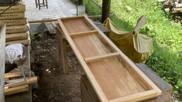 DIY コンクリート布基礎の型枠作り