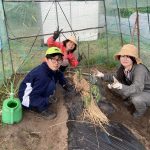 信州大学農学部大学院生　初の農業体験