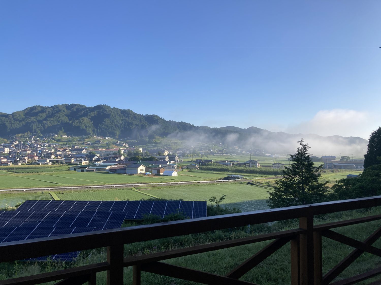 6/18 6時 快晴 17℃